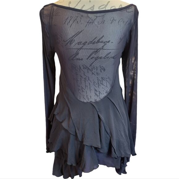 Free People Love Me, Love Me Not Mini Dress Black Small - Picture 6 of 8